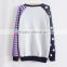 New design fashion young lady wholesale colorfull hoody with contrast sleeves