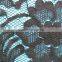 Black Flowers Cotton Nylon Lace Fabric Embroidery African Voile Lace Cord Lace Fabric