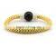 Glod Plated Elastic Design Shell Pearl Stainless Steel Bracelet for 2015