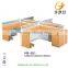 Office furniture working desk for 4 person workstation