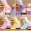 Bright color various kinds of socks teen young girls socks boat socks