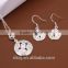 2015 Wholesale 925 sterling silver arabic wedding favors gift Jewelry set