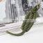army green ladder weave paracord keychain, paracord keyring