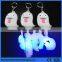 wholesales silicone cartoon shape keychain with led light