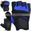 CLE WRIST SUPPORT LEATHER WEIGHT LIFTING BODYBUILDING GLOVES