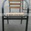 stackable aluminum frame wood dining chair (YC050)