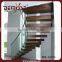 steel wood staircase | floating stairs diy design