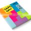 Cheap custom colorful sticky notes, notepads, memo pad printing