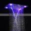 led bathroom accessories shower head rain concealed shower bath rainfall waterfall