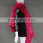 Women Genuine Cashmere Shawl Scarf With Raccoon Fur Collar