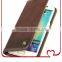 Custom Logo Cell Phone Case Real Leather Wallet for Iphone6 Samsung s6
