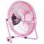 USB fan metal desktop cooling fan usb powered with key switch