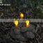 Resin mushroom solar lights for garden