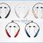 2015New hot selling bluetooth earphone necklace wireless hidden invisible bluetooth earphone can connect mobile phone
