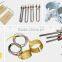 Far infrared ceramic heater emitter with thermocouple duopu