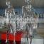 Fashion female chrome mannequin for apparel display