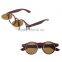 New Steampunk Goth Goggles Glasses Retro Flip Up Round Sunglasses Vintage Black