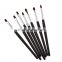 Fashion 1Pcs Black Wooden Alloy Make Up Brush Professional Lipbrush Eyeshadow Makeup Brush