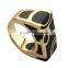 Custom gold finger ring in dubai without stone