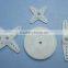RC Airplane Parts One Type / Cross Type White Plastic Servo Arm Set For 17g Servo