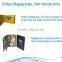 Paper craft print and gift use 10" tft video ebrochure for Medical