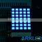 square dot 1.2 inch dot matrix led display from ARKLED with blue color