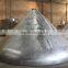 stainless steel cone tank pipe dish head cover for boilers