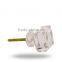 Glass Big Square knob (clear)
