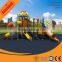 Outdoor game center cheap kids playground with plastic slide