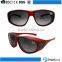 2016 Novelty new style customized unisex red frame double lenses bifocal polarized sports reading sunglasses