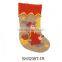 Hot sale Christmas stocking with printing & embroidery for decoration,Christmas gifts