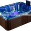 Factory manufacturer low price big hydro jets outdoor spa with DVD