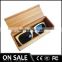Wholesale revo mirror lens handmade bamboo sunglasses