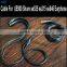 SE215 Cable with Mic Single Crystal Copper Wire Detach Cable for Shure SE215 SE315 SE425 SE846 Earphone Cable