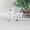 realistic toy lifelike toy white horse ornament