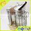 Best Selling Beekeeping Equipment Bee Smoker With Inner Tank With Leather Bellows For Beekeeping of Lower Price