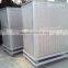 Aluminum alloy turnover container with casters, metal plated container