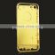 24K gold plated housing, mirror finish plated gold housing,gold housing back cover for Iphone7