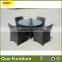 newest outdoor garden dining set UV-proof rattan dining set