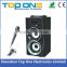 Microphone karaoke dj portable mini bluetooth speakers with fm radio