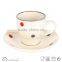 Cup Saucer handpainting top sale with dots