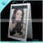 Transparent acrylic arc-shaped photo frame