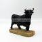 OEM hot sale cheap polyresin bison statue wholesale