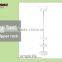 High quality coat hanger stand with slipper rack, metal clothes rack with shoe stand