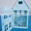 Fashion little house heart metal candle holder iron lantern home decoration Chirstmas decoration Farol de metal