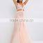 women's light pink Cut Out Pleated Beach Maxi Beach Dress