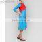 Latest Kurti Designs Blue-Red Glam Gaze Shantoon Jacket Kurti HSD1502