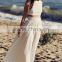 Floor length beach wedding dress set new model women skirt and blouse