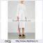Wholesale Ladies Apparel Pleated Dropped Shoulders White Belted Linen Coat(DQE0346C)