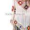 latest fancy crochet colourful flower adult beach kaftan chiffon cover ups beach ponchos